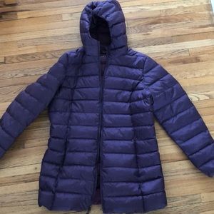 Purple Eddie Bauer winter coat